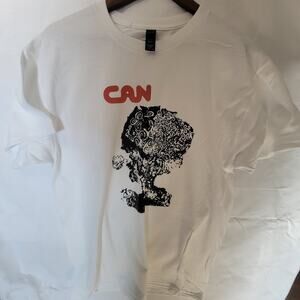 Can  band t shirt  size Large White